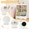 34.5" Kids Bookshelf with 5 Bins for Playroom and Living Room - 26.5" x 16" x 34.5" (L x W x H)